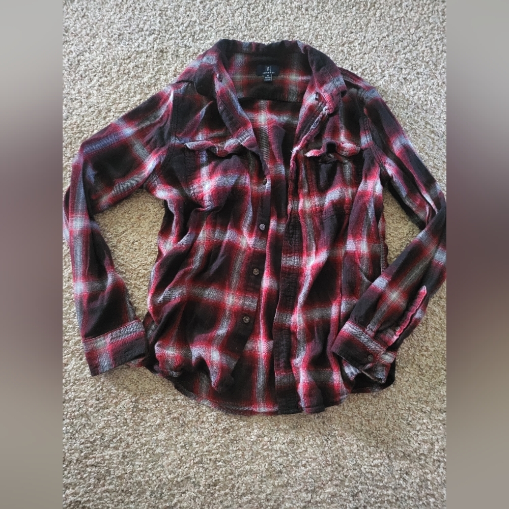 Mens plaid flannel